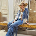 Fringe Cowgirl Sassy Snap Jeans