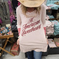 All American Sweetheart Tattered Tee