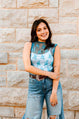 Jade Lace Sleeveless Stretch Top